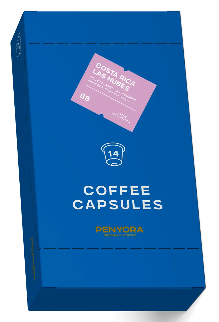 COFFEE CAPSULES COSTA RICA LAS NUBES LACTIC