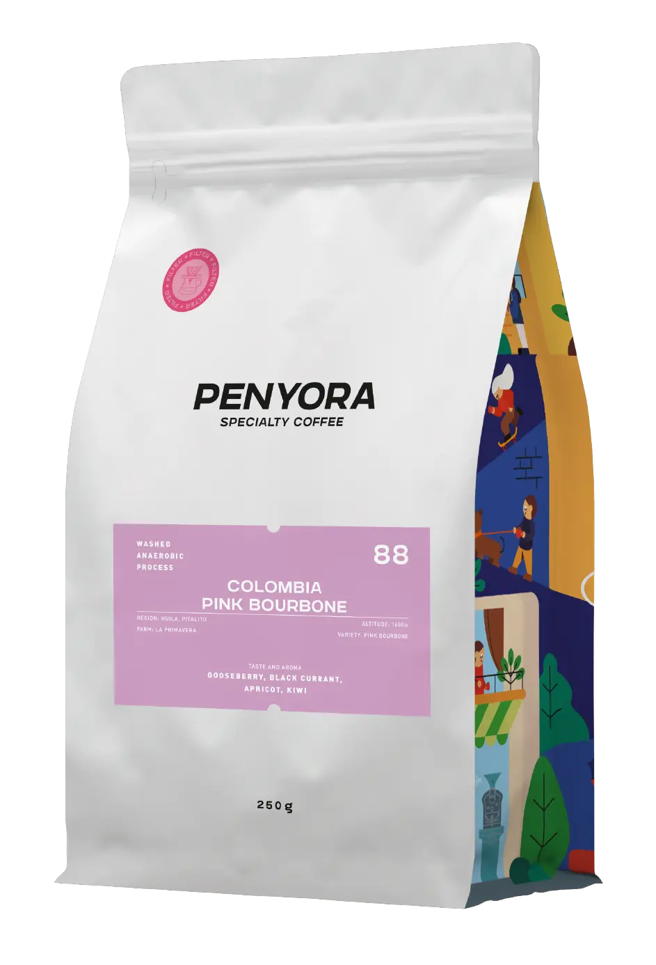 COLOMBIA PINK BOURBON FILTER