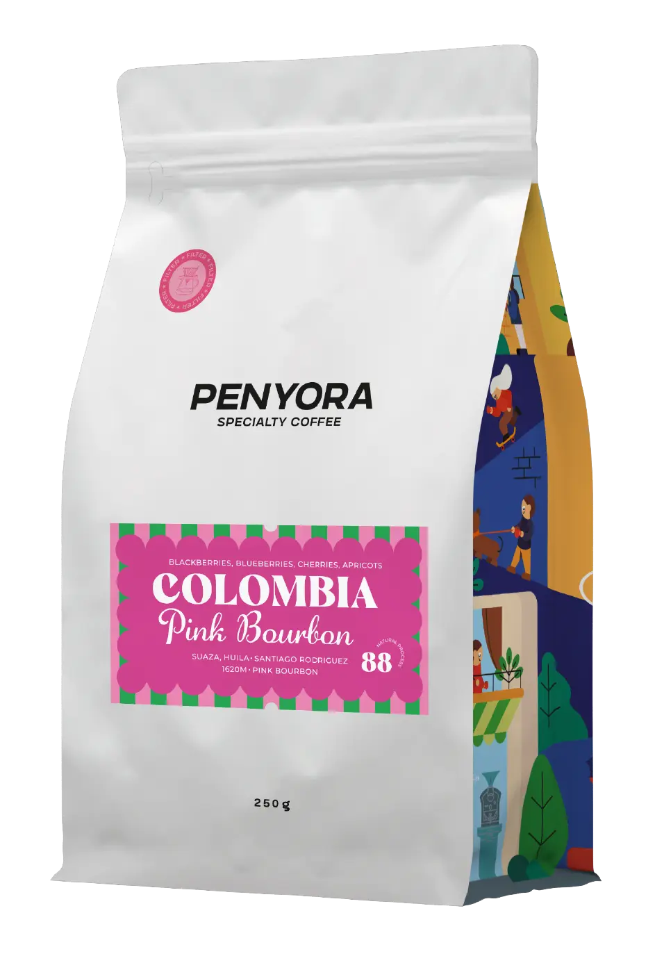COLOMBIA PINK BOURBON FILTER